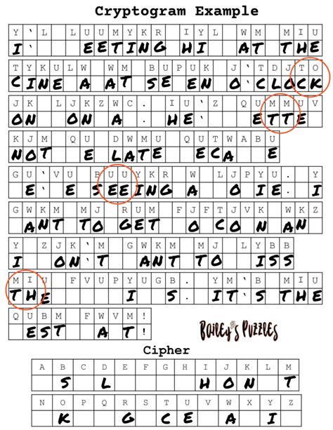 how to solve all cryptograms.